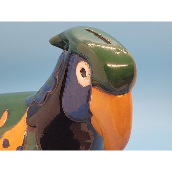 Ceramic Parrot Bank - Picture 4 of 7